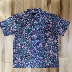 NEW Men’s Coral Life Woven Shirt, Size: XL